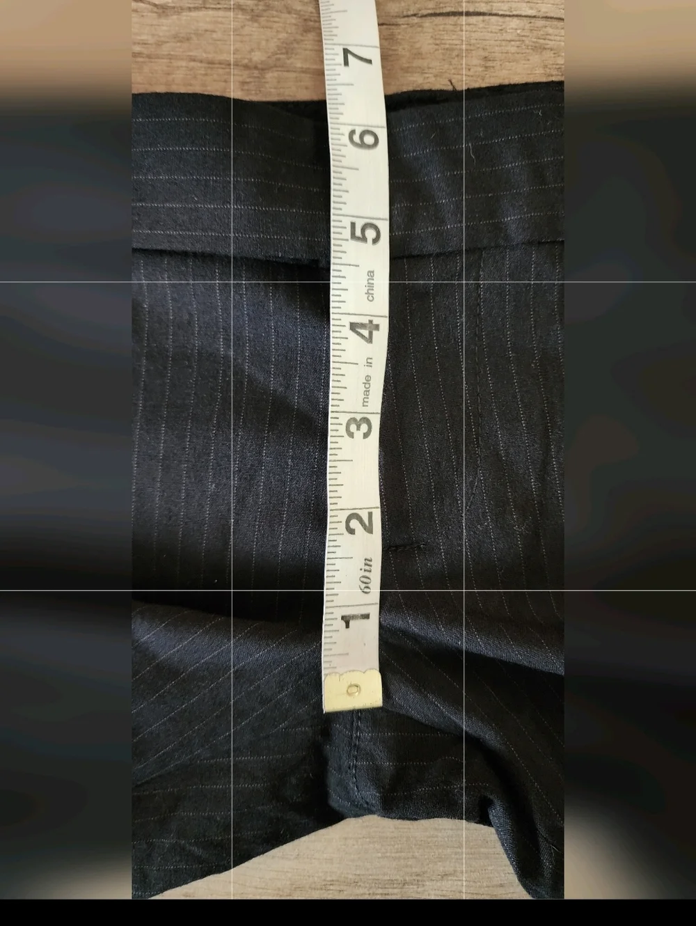 Frankie B. Y2K Ultra-Low Rise Black Pinstripe Flare Pants Size 0 Made in USA - Picture 5 of 7